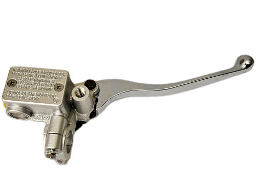 FRONT BRAKE MASTER CYLINDER - (SILVER)