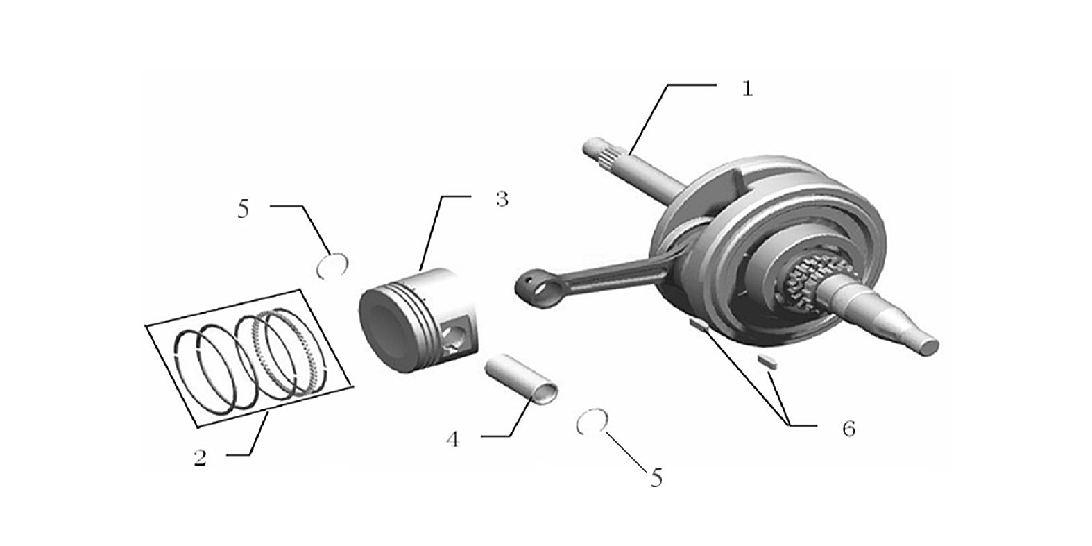 CRANKSHAFT & PISTON