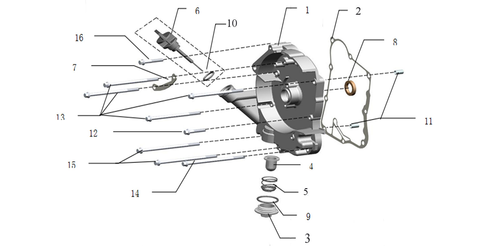 RIGHT CRANKCASE